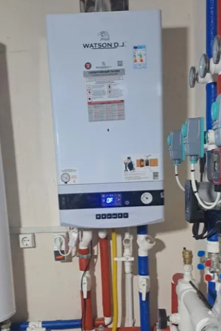 Установка котла